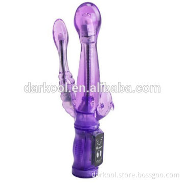 DR004/2015 multi-function female pussy anal g spot vibrator sex toy